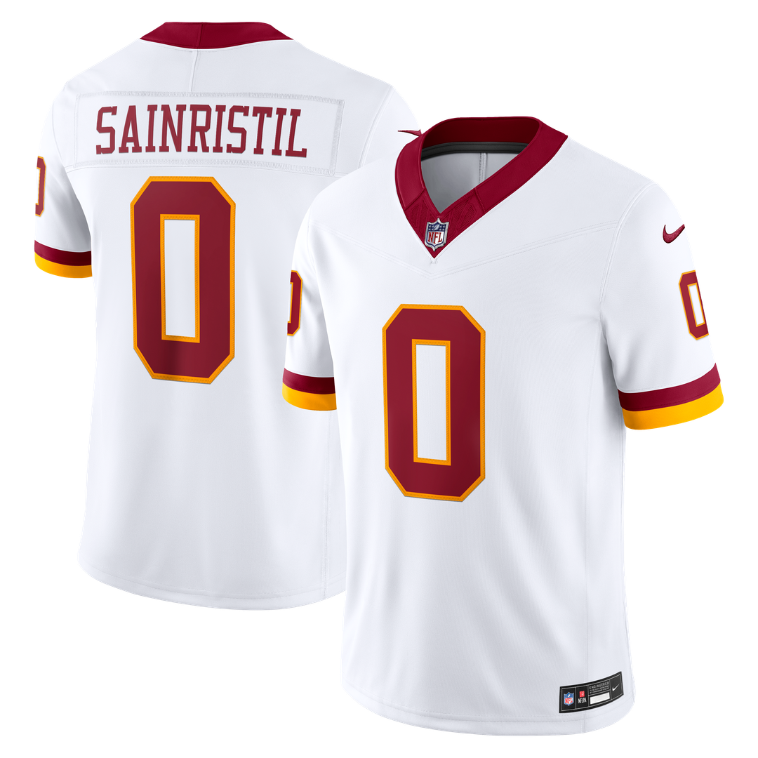 Washington Commanders Mike Sainristil Nike Vapor F.U.S.E. Stitched Limited Jersey - White