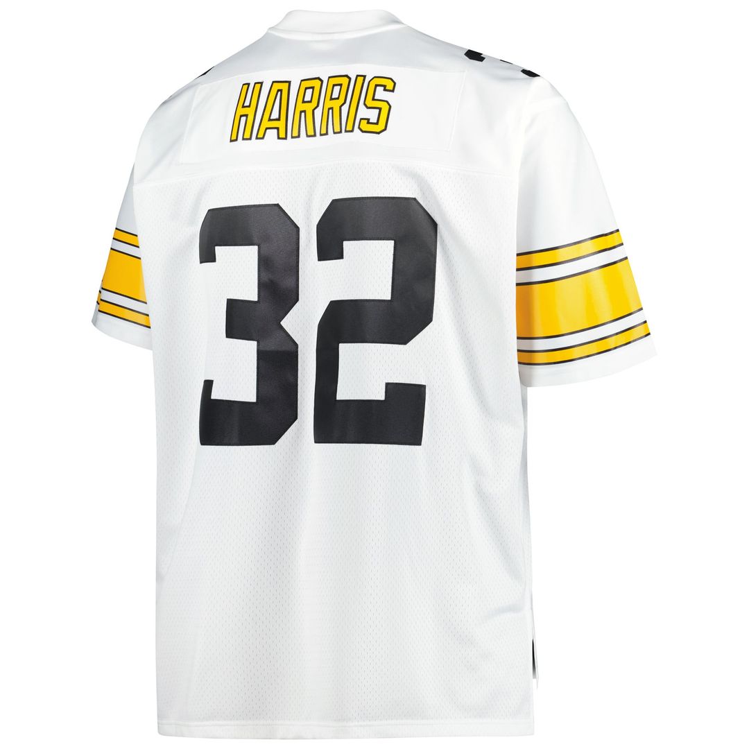 Pittsburgh Steelers Franco Harris Mitchell & Ness Big & Tall 1976 Legacy Retired Player Jersey - Black