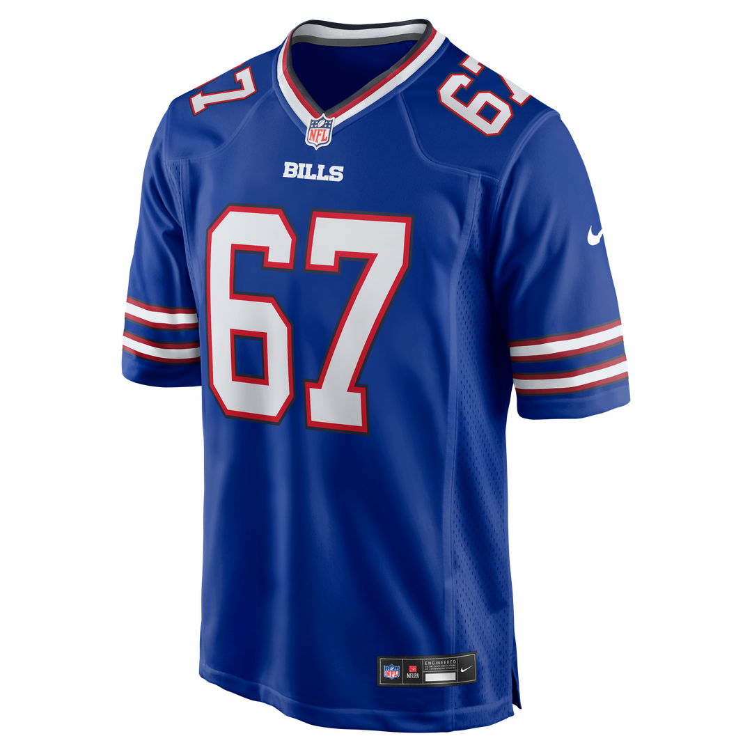 Buffalo Bills Kent Hull Nike Game Retired Player Jersey - Royal