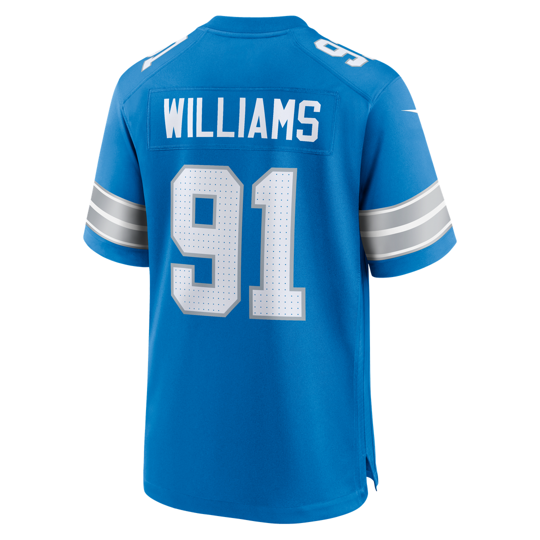 Detroit Lions Tyleik Williams Nike Team Game Jersey - Blue