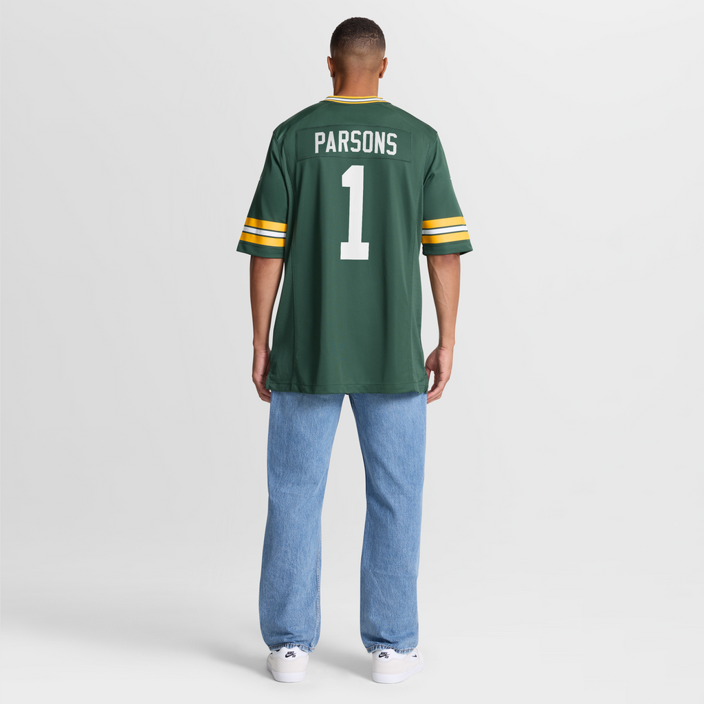 Green Bay Packers Micah Parsons Nike Game Player Jersey - White