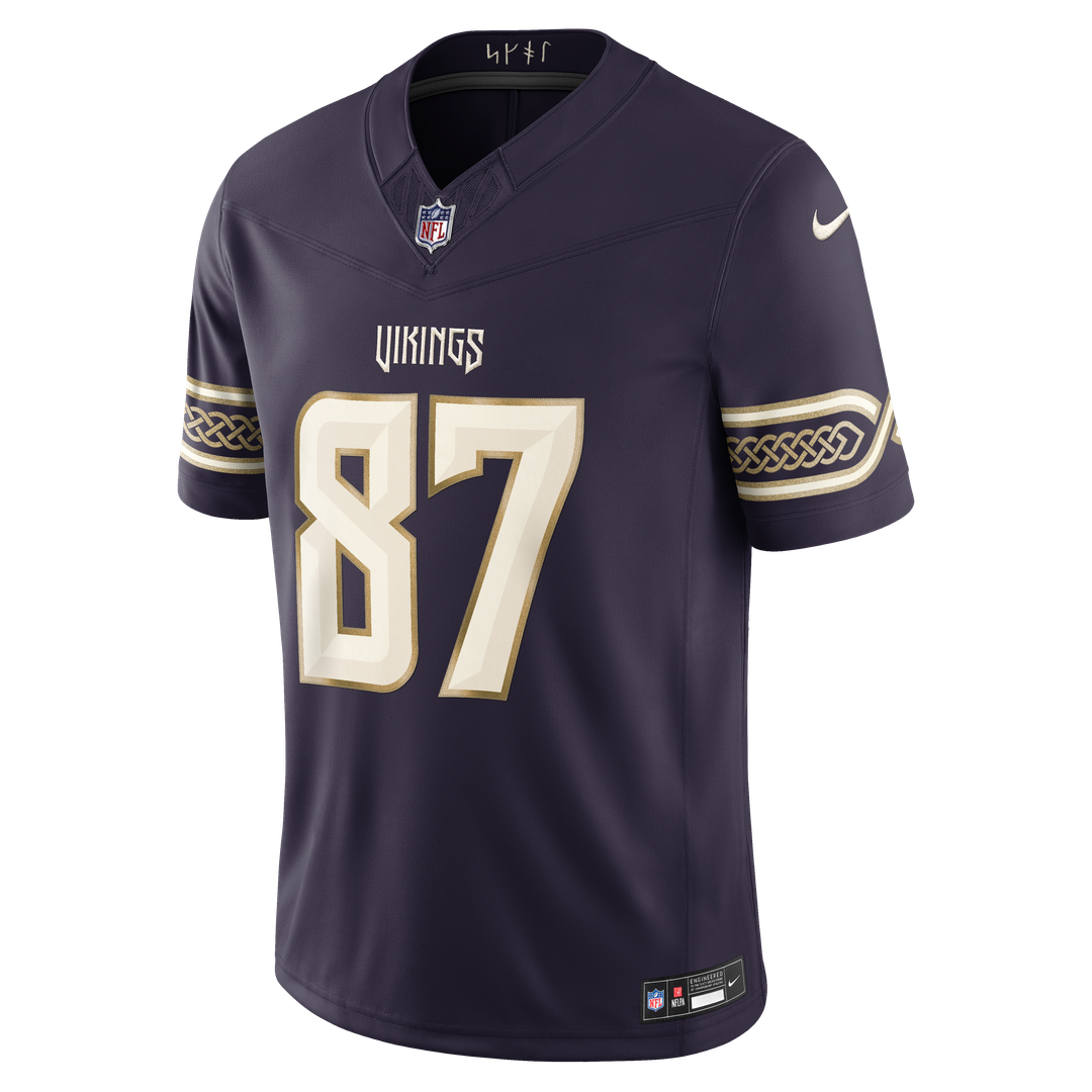 Minnesota Vikings T.J. Hockenson Nike 2026 Rivalries Collection Stitched Limited Jersey - Purple