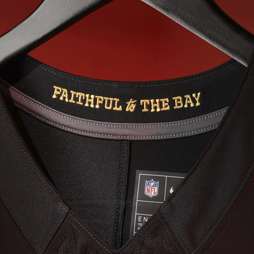 San Francisco 49ers The Faithful Nike Rivalries Collection Stitched Limited Jersey - Black
