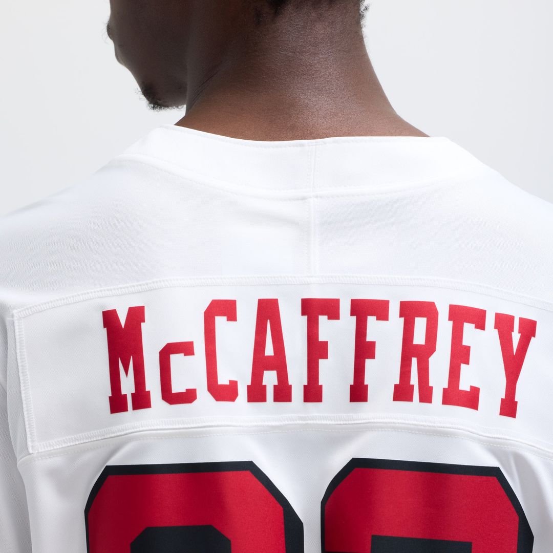 San Francisco 49ers Christian McCaffrey Nike Vapor F.U.S.E. Limited 2nd Alternate Jersey - White