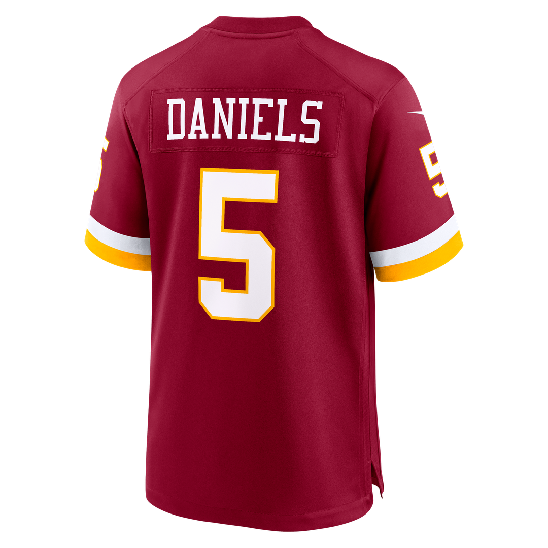 Washington Commanders Hail Raiser Washington Commanders Jayden Daniels Nike Alternate Game Jersey - Black