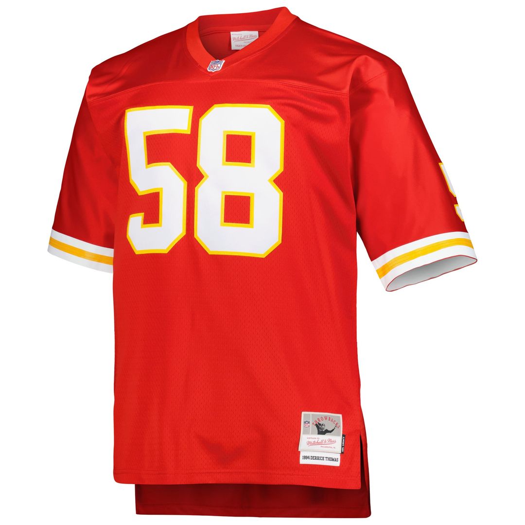 Kansas City Chiefs Derrick Thomas Mitchell & Ness Big & Tall 1994 Retired Player Replica Jersey - Red