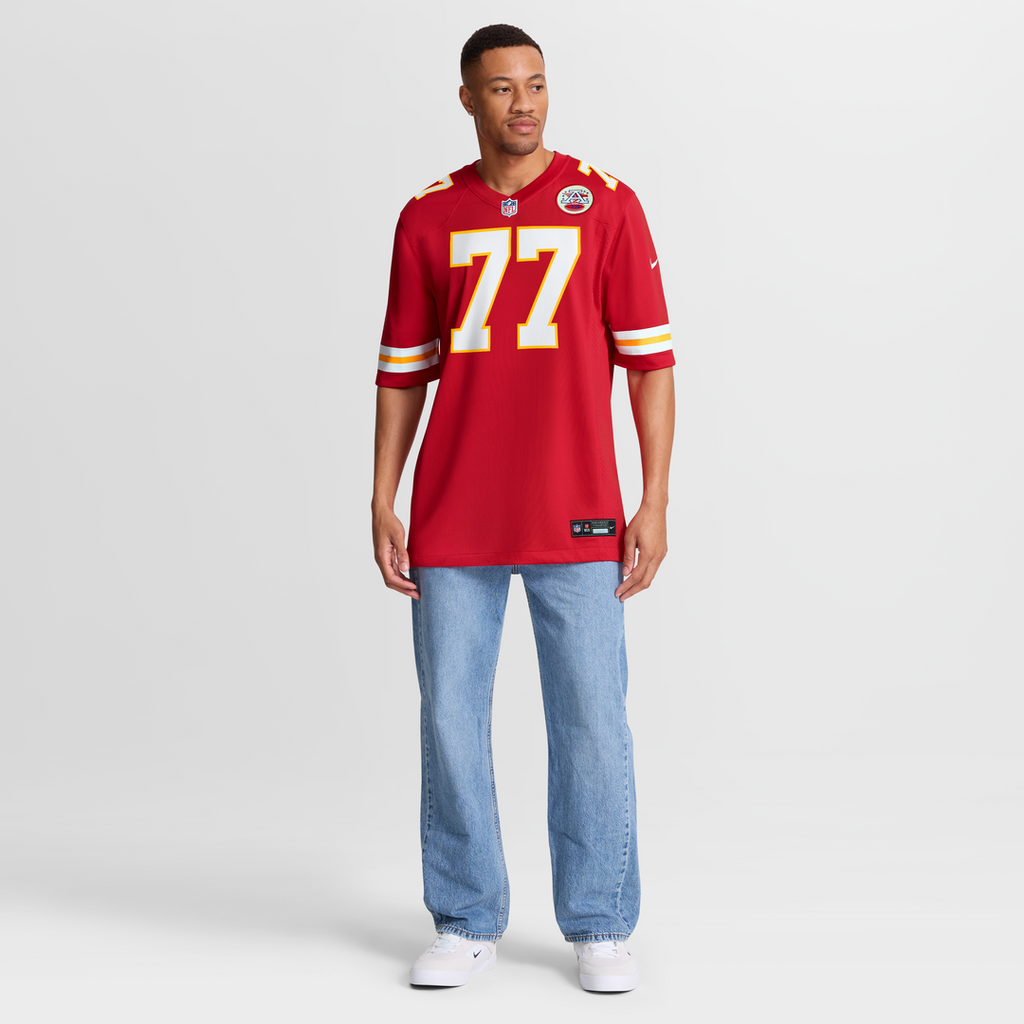 Kansas City Chiefs Jaylon Moore Nike Team Game Jersey - Red