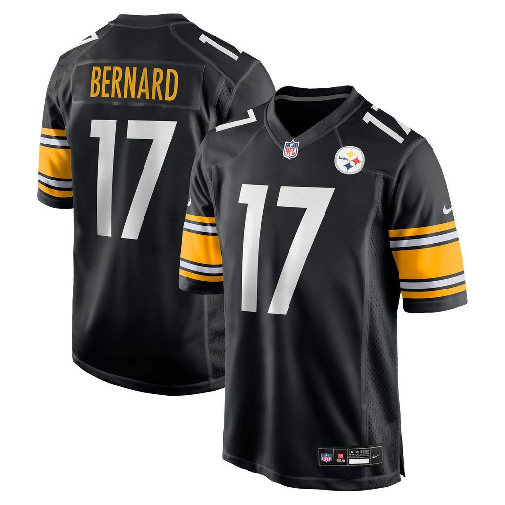 Pittsburgh Steelers Germie Bernard Nike Game Jersey - Black