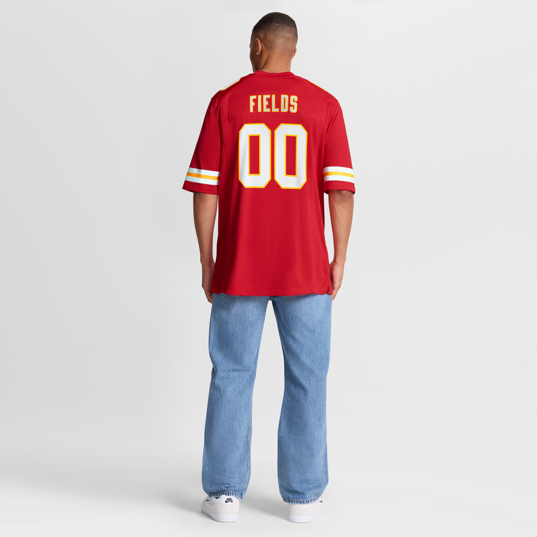 Kansas City Chiefs Justin Fields Nike Game Jersey - Red