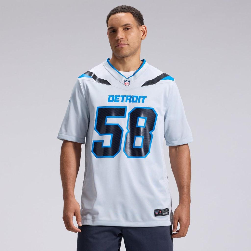 Detroit Lions Penei Sewell Nike 2026 Rivalries Collection Game Jersey - Silver