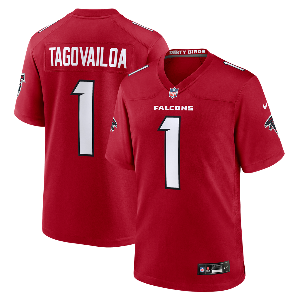 Atlanta Falcons Tua Tagovailoa Nike Game Jersey - Red