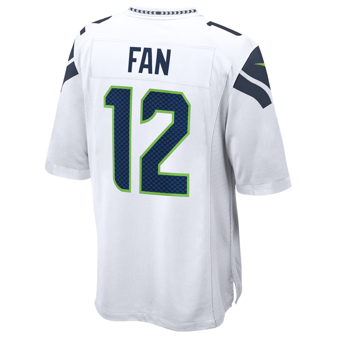 Seattle Seahawks 12s Nike Game Jersey - White