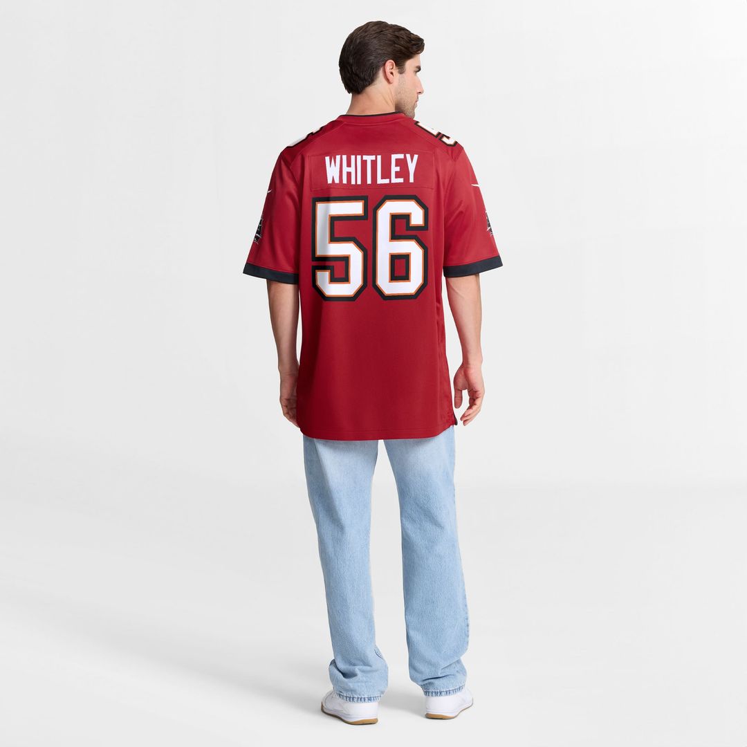 Tampa Bay Buccaneers Benton Whitley Nike Team Game Jersey - Red