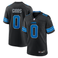 Detroit Lions Jahmyr Gibbs Nike 2nd Alternate Game Player Jersey - Black