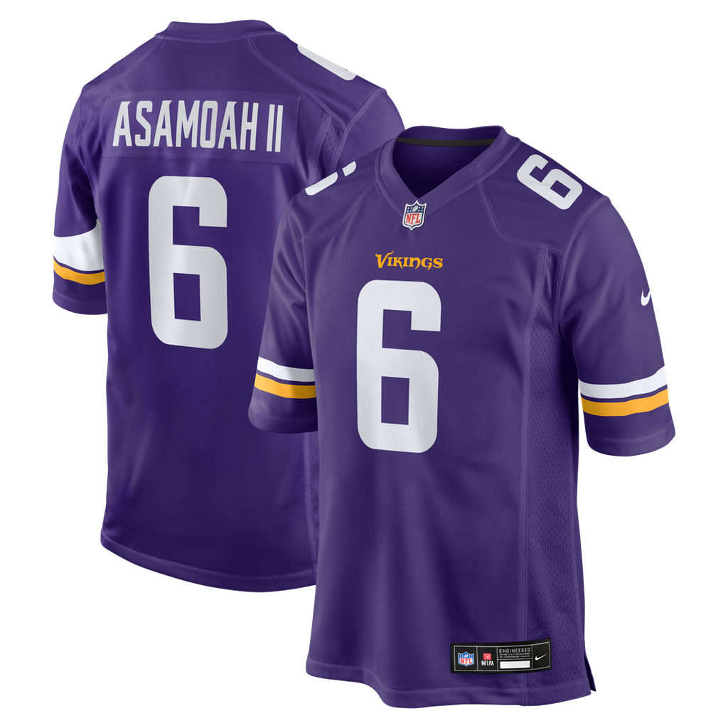 Minnesota Vikings Brian Asamoah II Nike Game Jersey - Purple