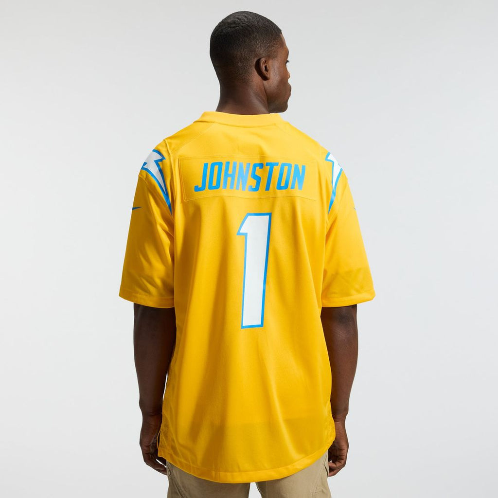 Los Angeles Chargers Quentin Johnston Nike Alternate Super Chargers Game Player Jersey - Navy