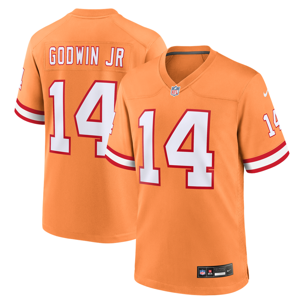 Tampa Bay Buccaneers Chris Godwin Jr. Nike Alternate Game Player Jersey - Orange