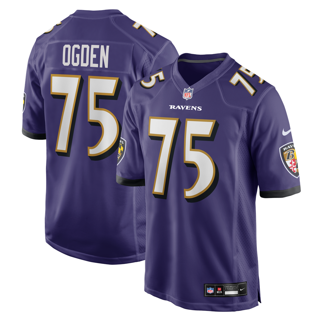 Baltimore Ravens Jonathan Ogden Nike Game Retired Player Jersey - Purple