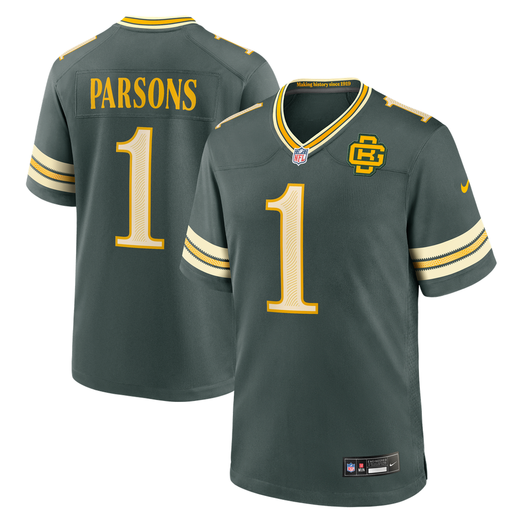 Green Bay Packers Micah Parsons Nike 2026 Rivalries Collection Game Jersey - Green