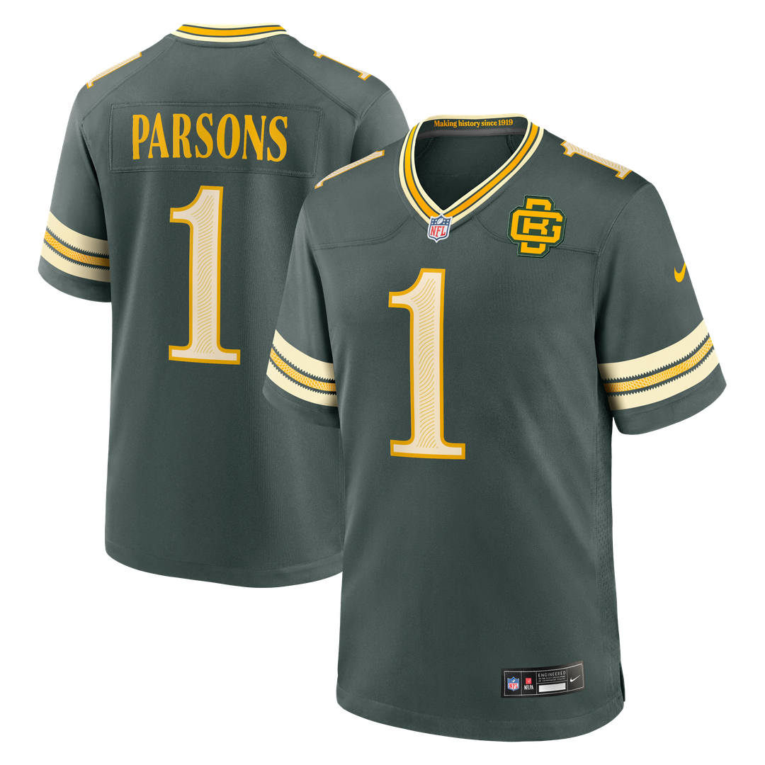 Green Bay Packers Micah Parsons Nike 2026 Rivalries Collection Game Jersey - Green
