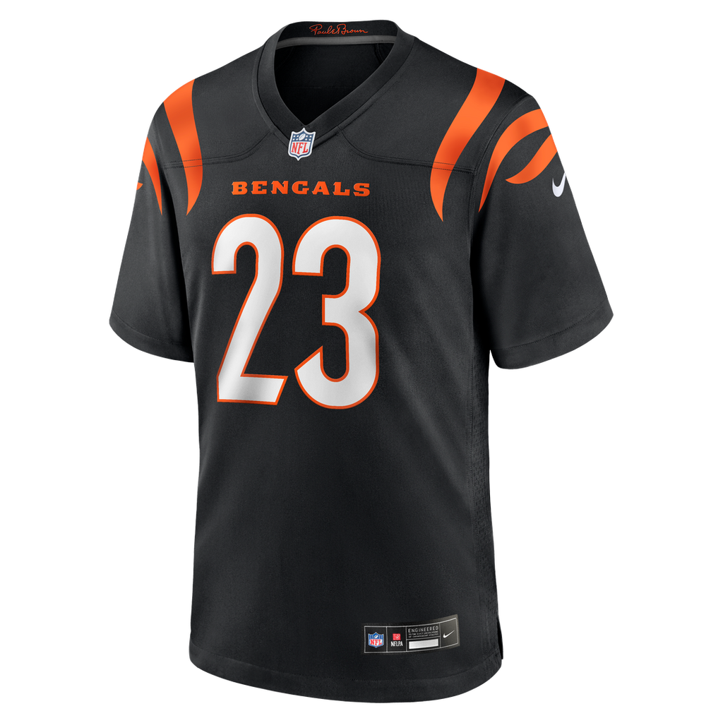 Cincinnati Bengals Daxton Hill Nike Player Game Jersey - Black