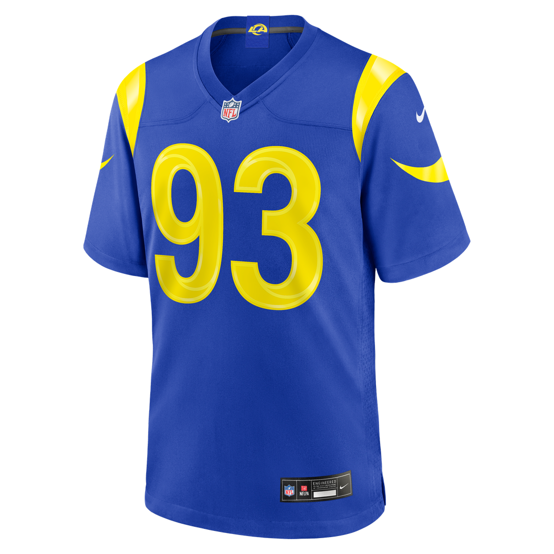 Los Angeles Rams Bill Norton Nike Team Game Jersey - Royal