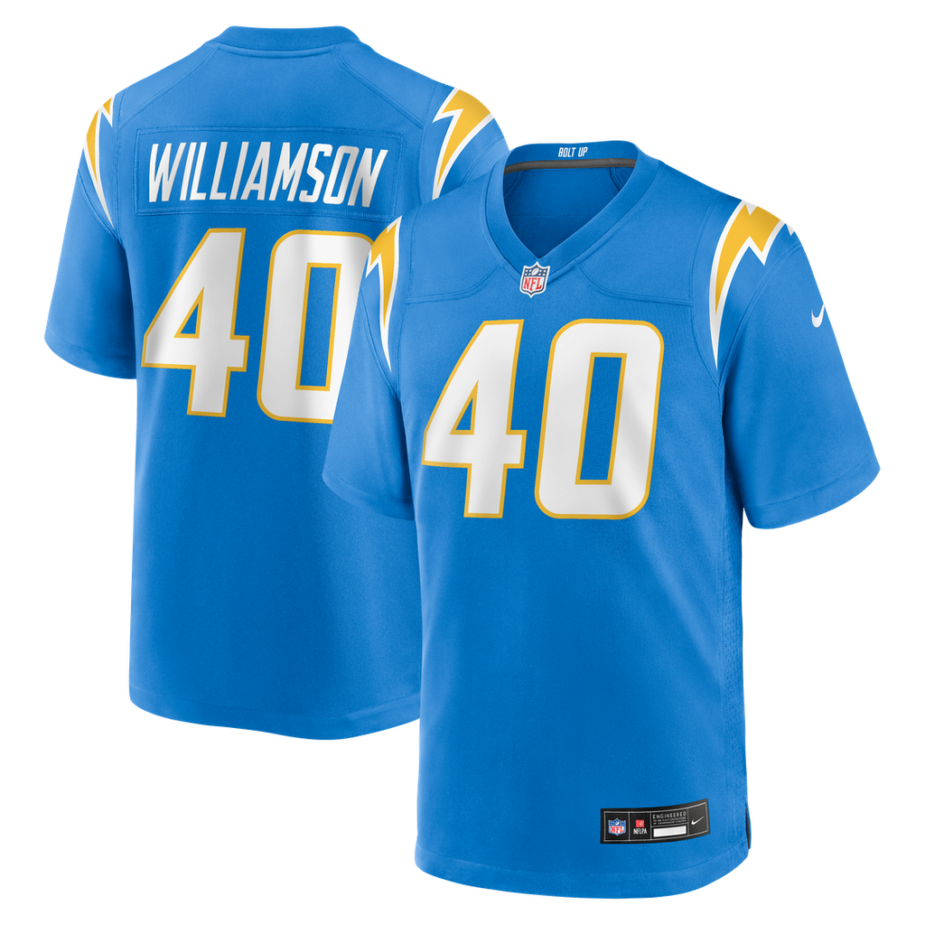 Los Angeles Chargers Kendall Williamson Nike Team Game Jersey - Powder Blue