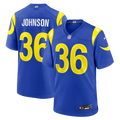 Los Angeles Rams Alex Johnson Nike Team Game Jersey - Royal