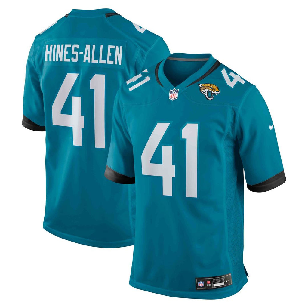 Jacksonville Jaguars Josh Hines-Allen Nike Player Game Jersey - Teal