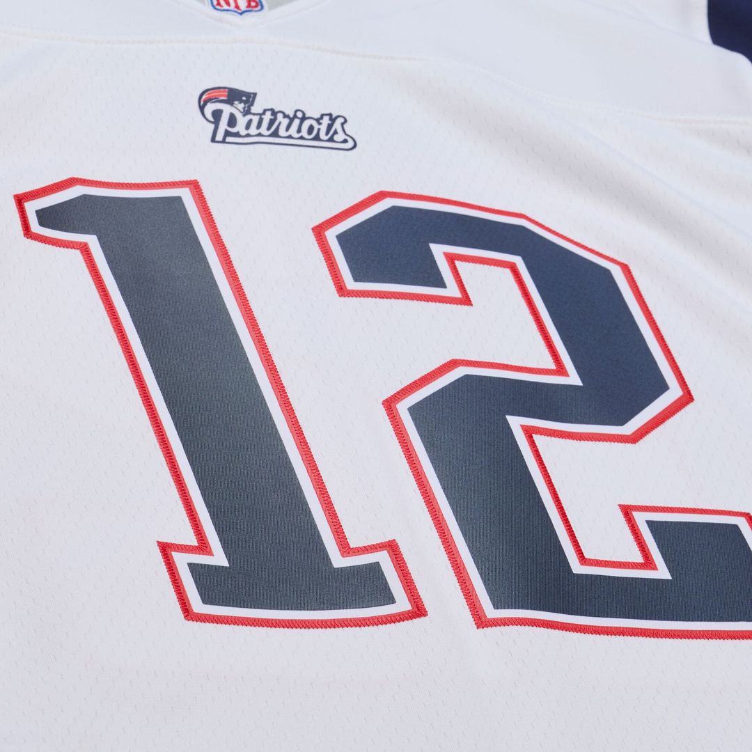 New England Patriots Tom Brady Mitchell & Ness 2000 Legacy Replica Jersey - White