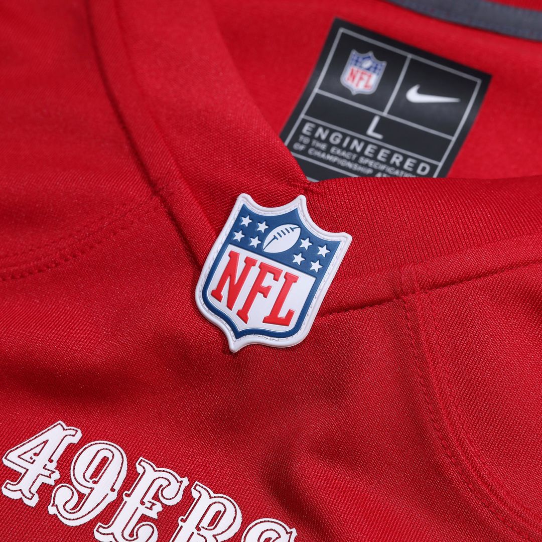 San Francisco 49ers Malik Mustapha Nike Game Jersey - Scarlet