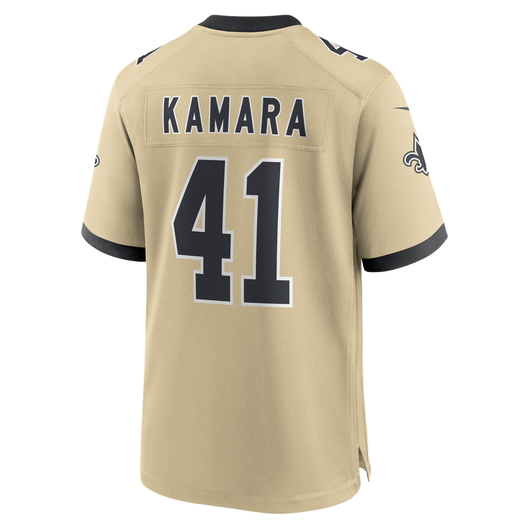 New Orleans Saints Alvin Kamara Nike Gameday Golds Alternate Game Player Jersey - Gold