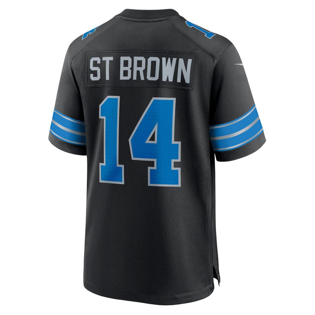 Detroit Lions Amon-Ra St. Brown Nike 2nd Alternate Game Jersey - Black