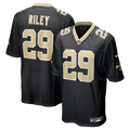 New Orleans Saints Quincy Riley Nike Team Game Jersey - Black
