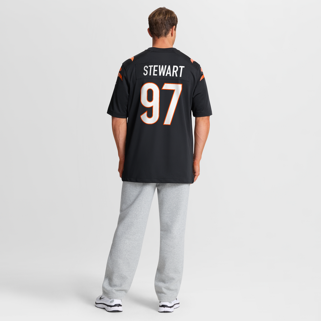 Cincinnati Bengals Shemar Stewart Nike Team Game Jersey - Black