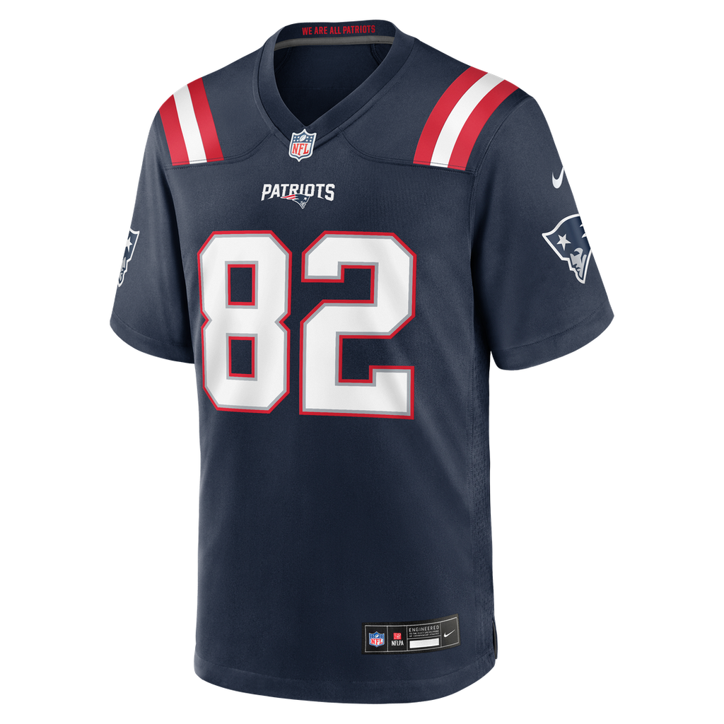 New England Patriots Eli Raridon Nike Team Game Jersey - Navy