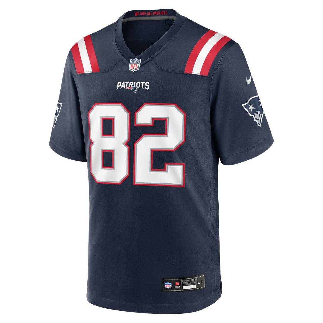 New England Patriots Eli Raridon Nike Team Game Jersey - Navy