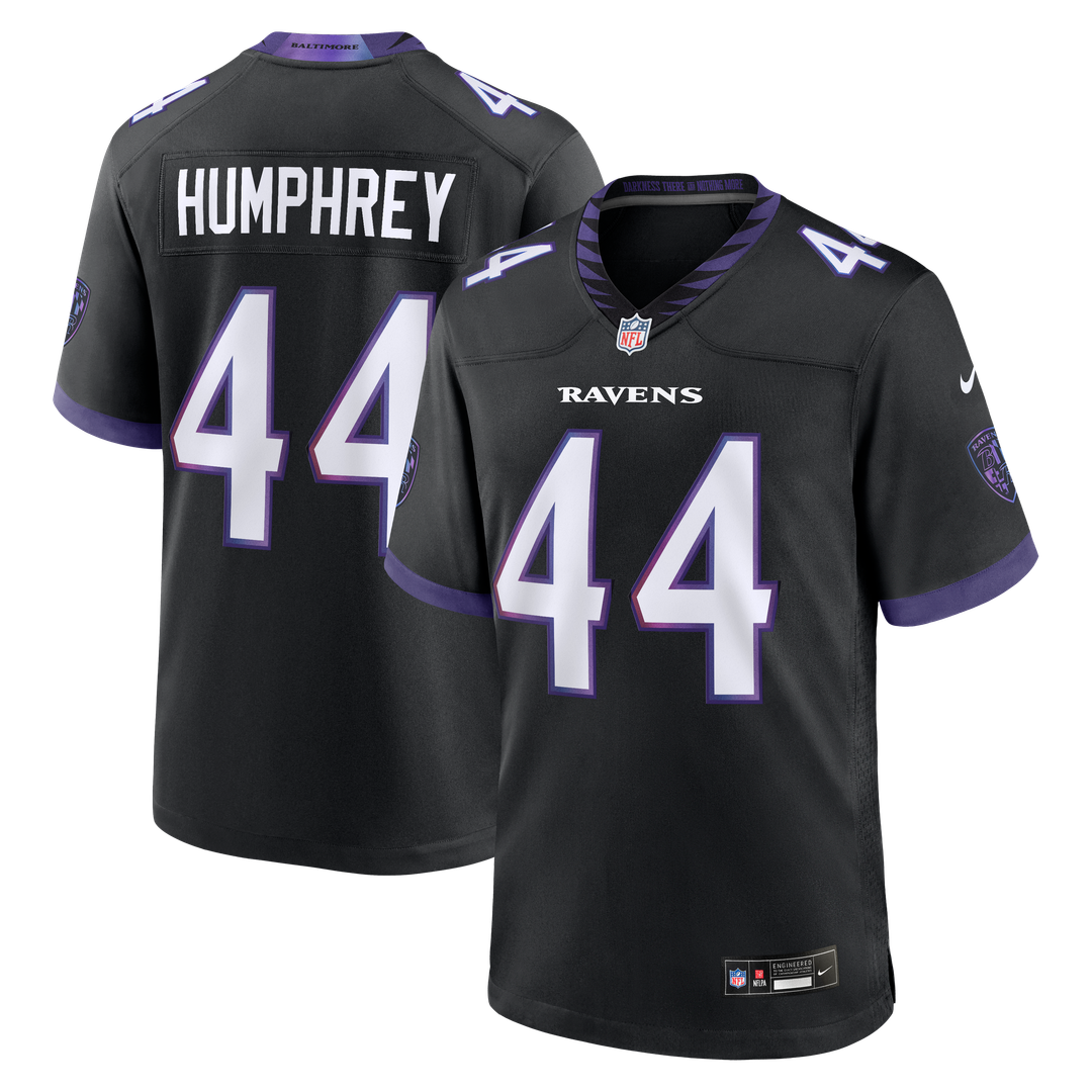 Baltimore Ravens Marlon Humphrey Nike Alternate Game Jersey - Black
