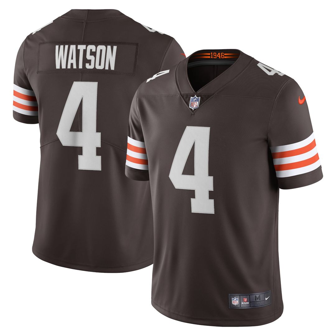 Cleveland Browns Deshaun Watson Nike Vapor Limited Jersey - Brown