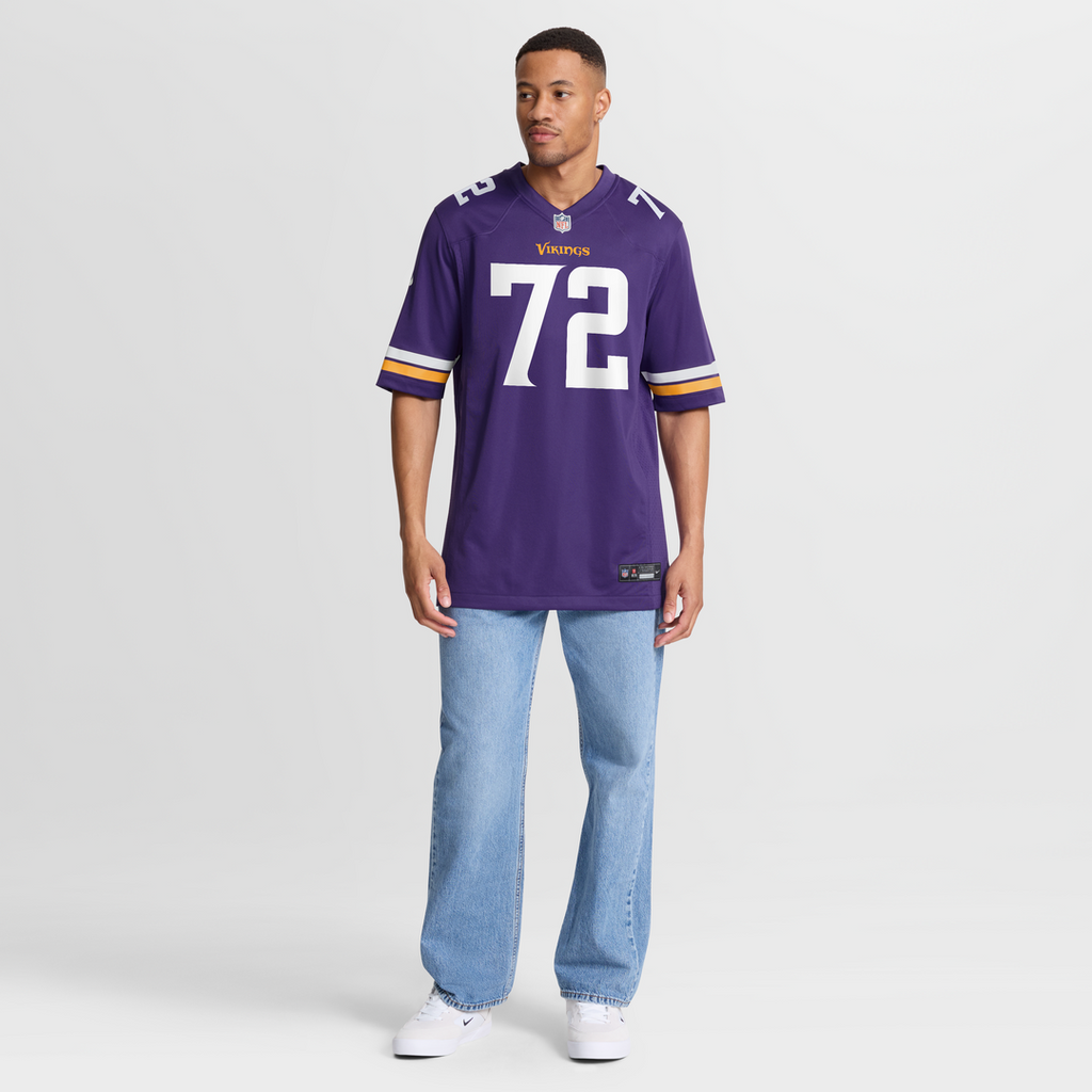Minnesota Vikings Ryan Van Demark Nike Team Game Jersey - Purple