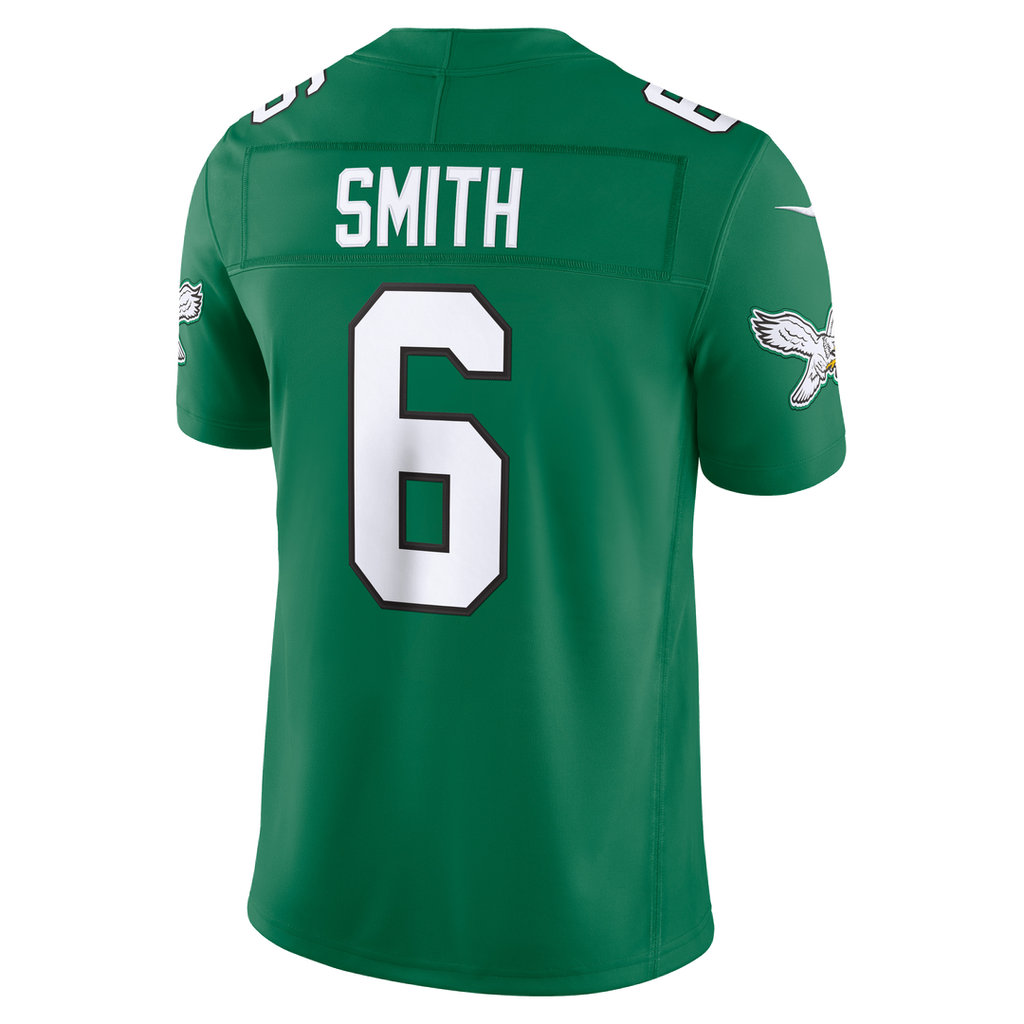 Philadelphia Eagles DeVonta Smith Nike Team Vapor F.U.S.E. Stitched Limited Jersey - Midnight Green