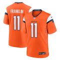Denver Broncos Troy Franklin Nike Team Game Jersey - Orange
