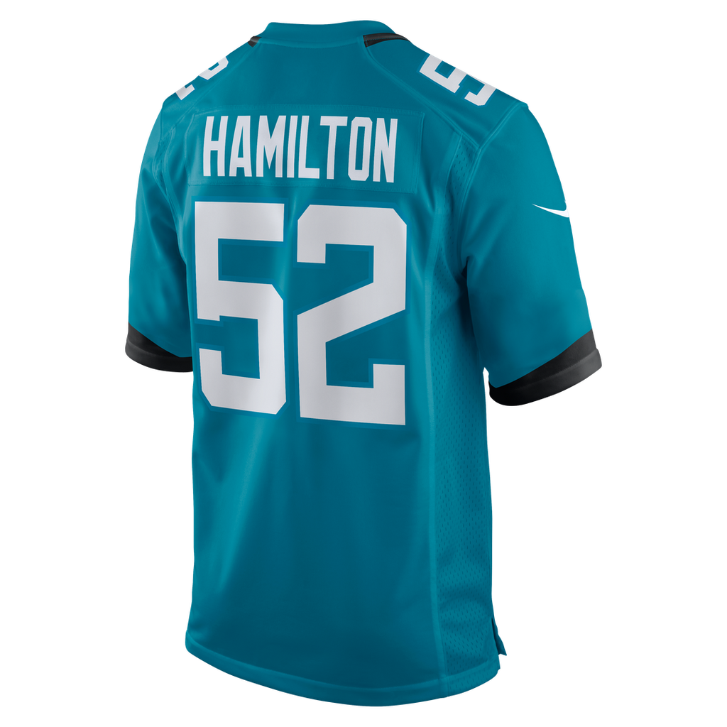 Jacksonville Jaguars DaVon Hamilton Nike Game Jersey - Teal