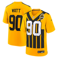 Pittsburgh Steelers T.J. Watt Nike Alternate 1933 Throwback Game Jersey - Gold