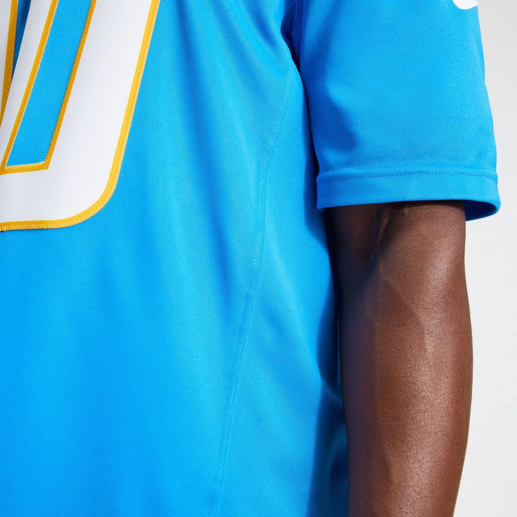 Los Angeles Chargers Justin Herbert Nike Alternate Super Chargers Vapor F.U.S.E. Stitched Limited Jersey - Navy