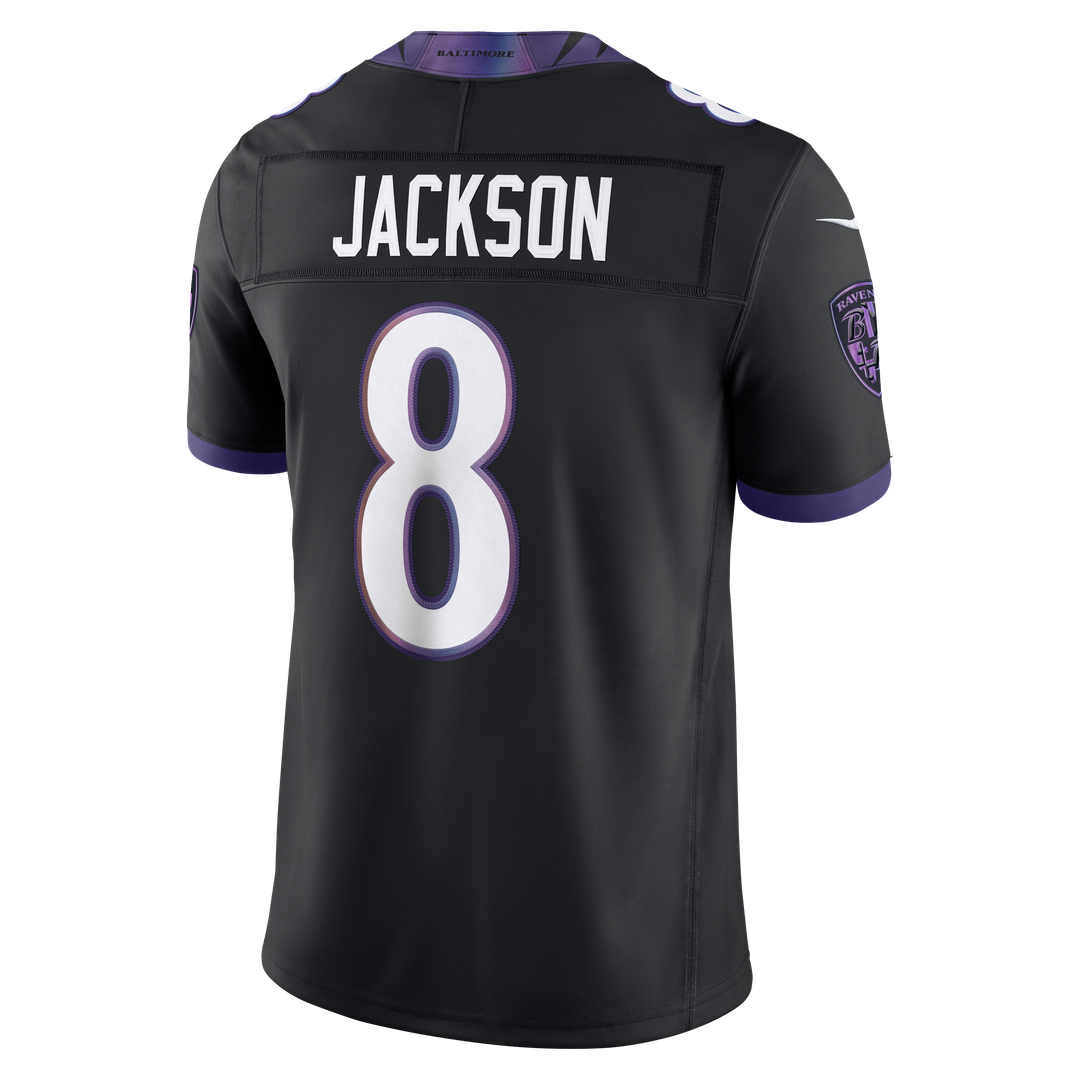 Baltimore Ravens Lamar Jackson Nike Vapor F.U.S.E. Stitched Limited Jersey - White