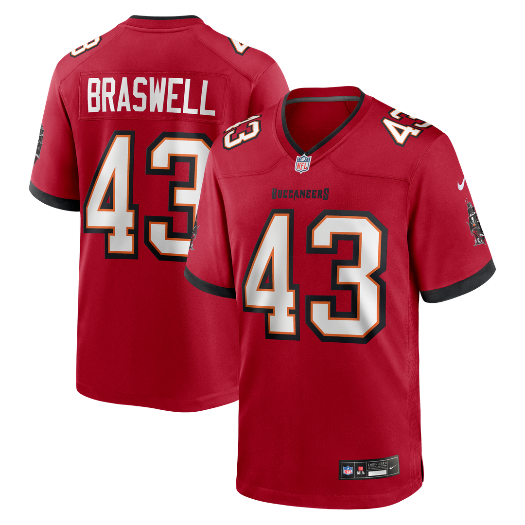Tampa Bay Buccaneers Chris Braswell Nike Game Jersey - Red