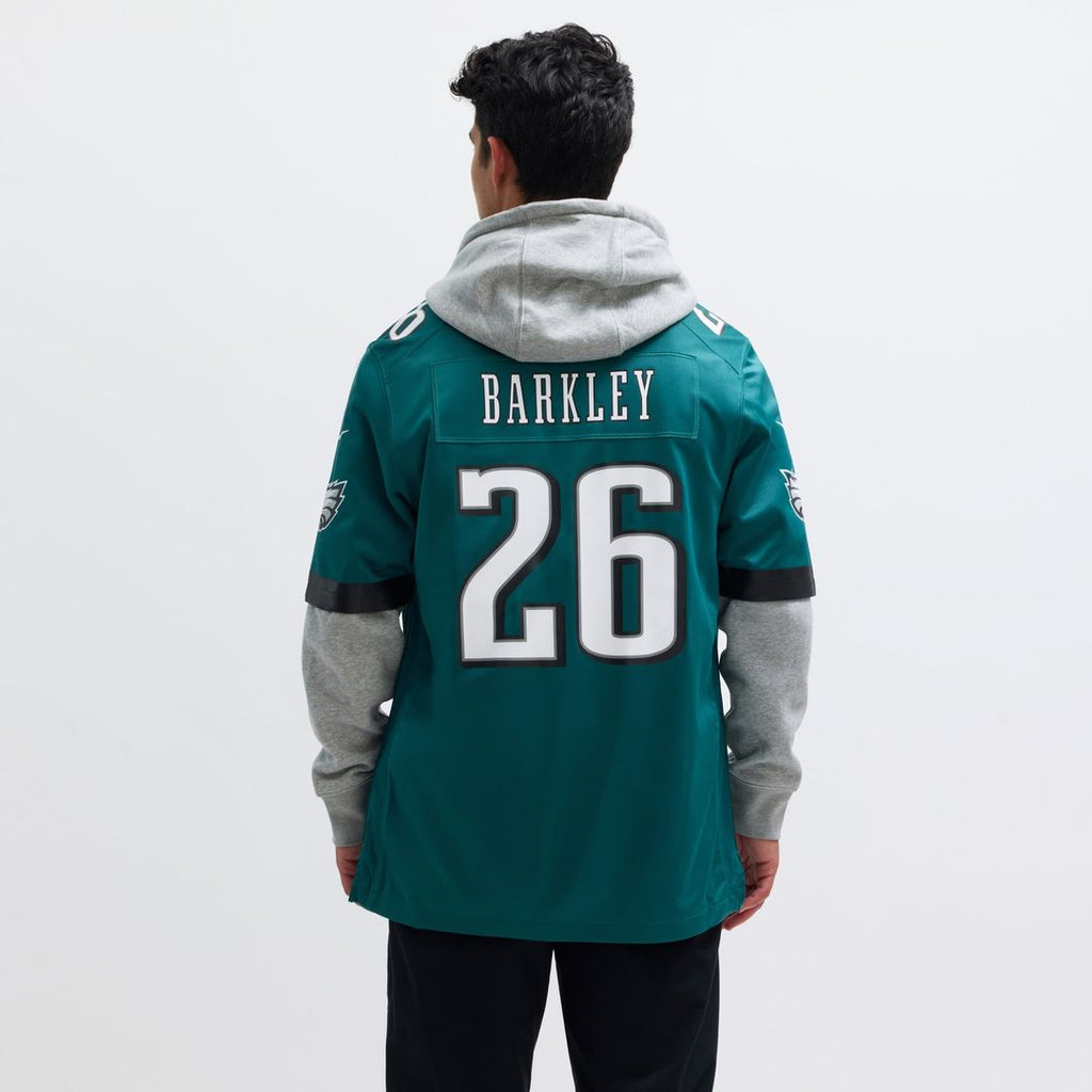 Philadelphia Eagles Saquon Barkley Nike Game Player Jersey - Midnight Green
