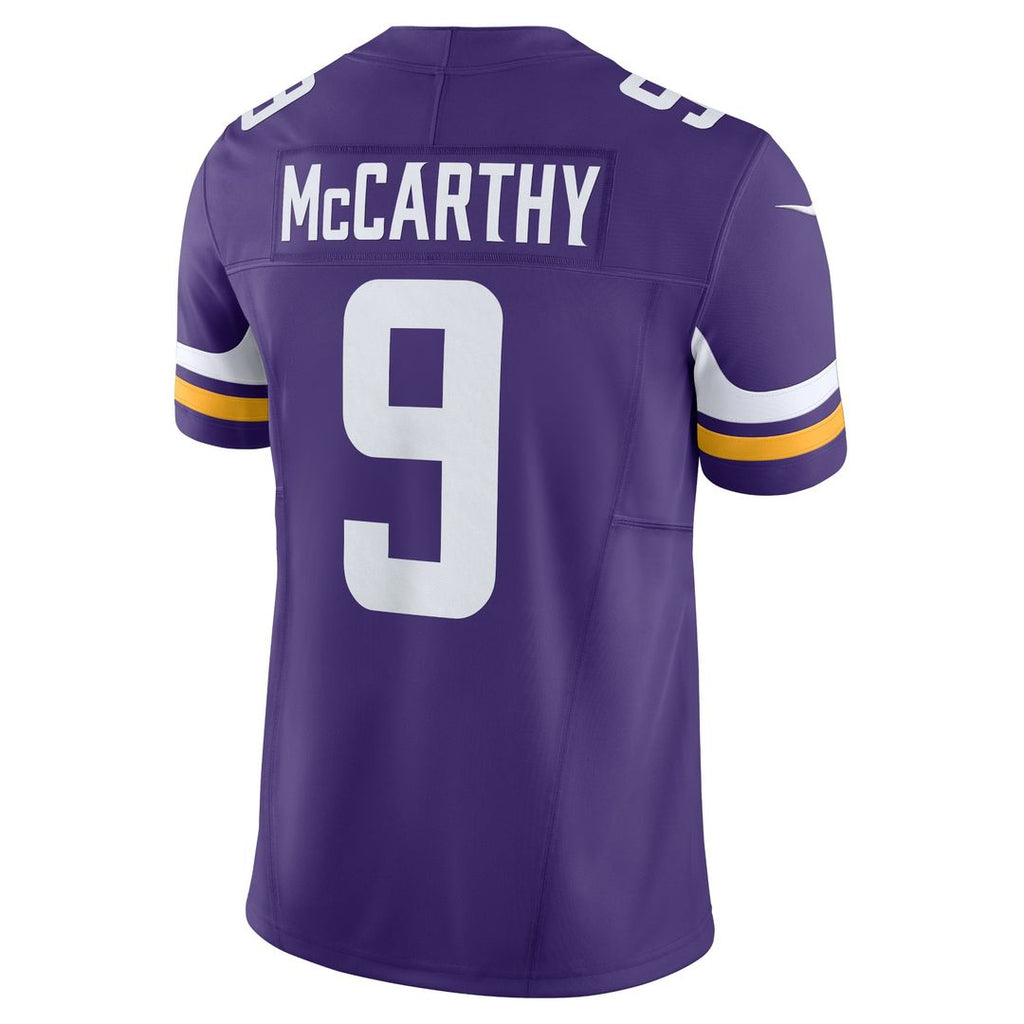 Minnesota Vikings J.J. McCarthy Nike Vapor F.U.S.E. Limited Jersey - White