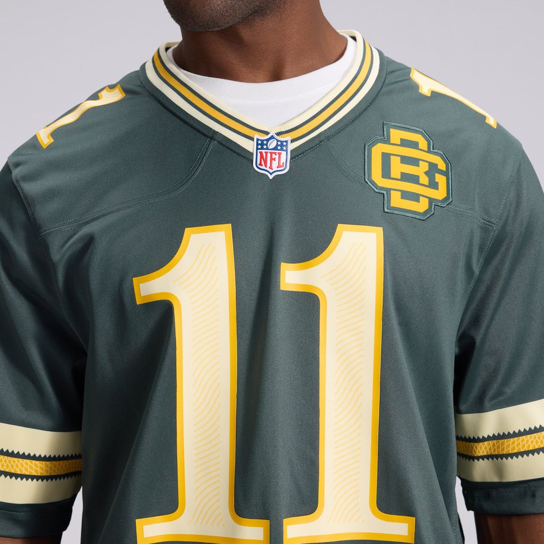 Green Bay Packers Jayden Reed Nike 2026 Rivalries Collection Game Jersey - Green